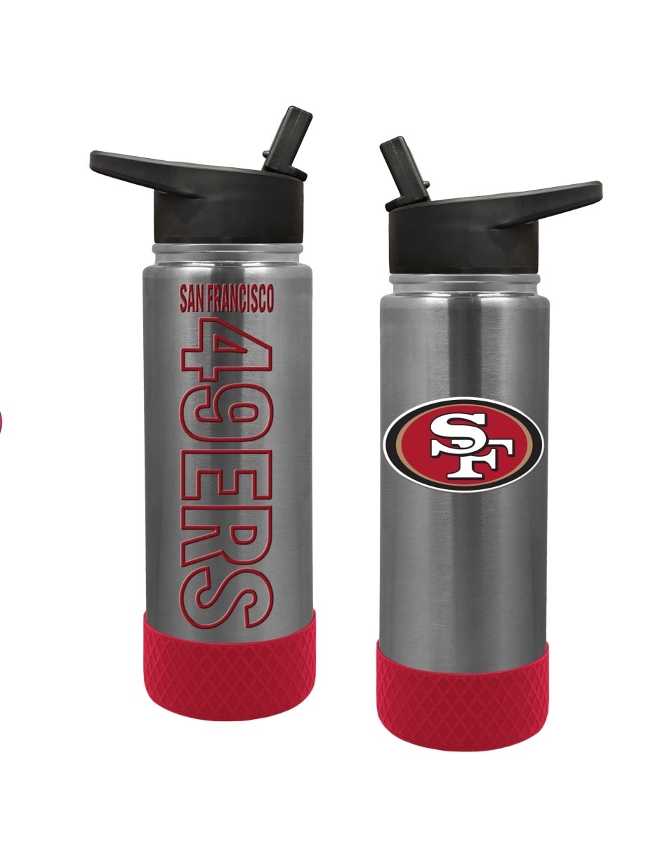 Termo doble pared de Acero inoxidable 3D Embossed San Francisco 49ers con tapa Rosca Termo doble pared de Acero inoxidable 3D Embossed San Francisco 49ers con tapa Rosca