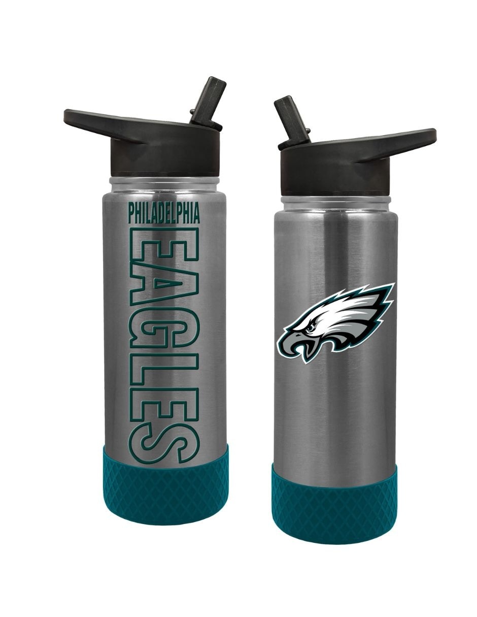 Termo doble pared de Acero inoxidable 3D Embossed Philadelphia Eagles con tapa Rosca