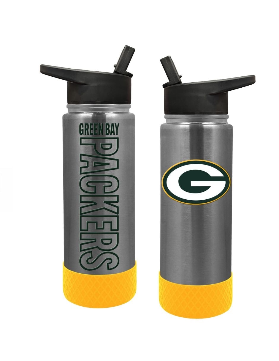 Termo doble pared de Acero inoxidable 3D Embossed Green Bay Packers con tapa Rosca