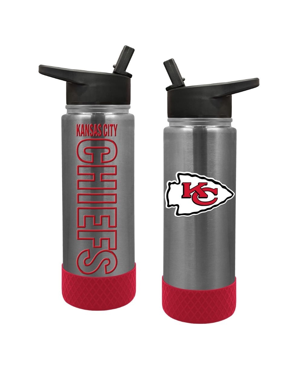 Termo doble pared de Acero inoxidable 3D Embossed Kansas City Chiefs con tapa Rosca