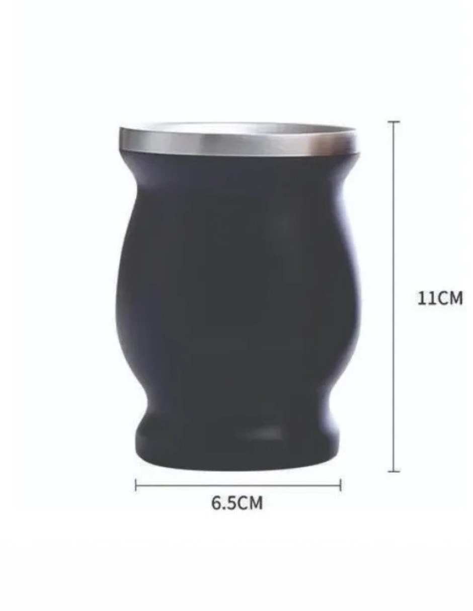 Vaso Corto VASO MATE de Acero inoxidable con 1 pieza piezas 2