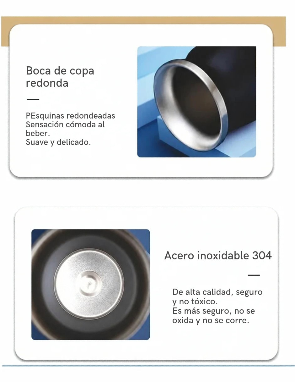 Vaso Corto VASO MATE de Acero inoxidable con 1 pieza piezas 4