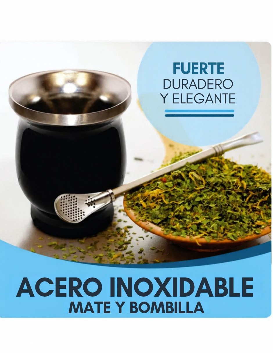 Vaso Corto VASO MATE de Acero inoxidable con 1 pieza piezas 5