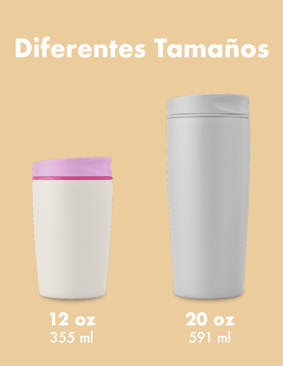 Termo de acero inoxidable con tapa doble rosca 7