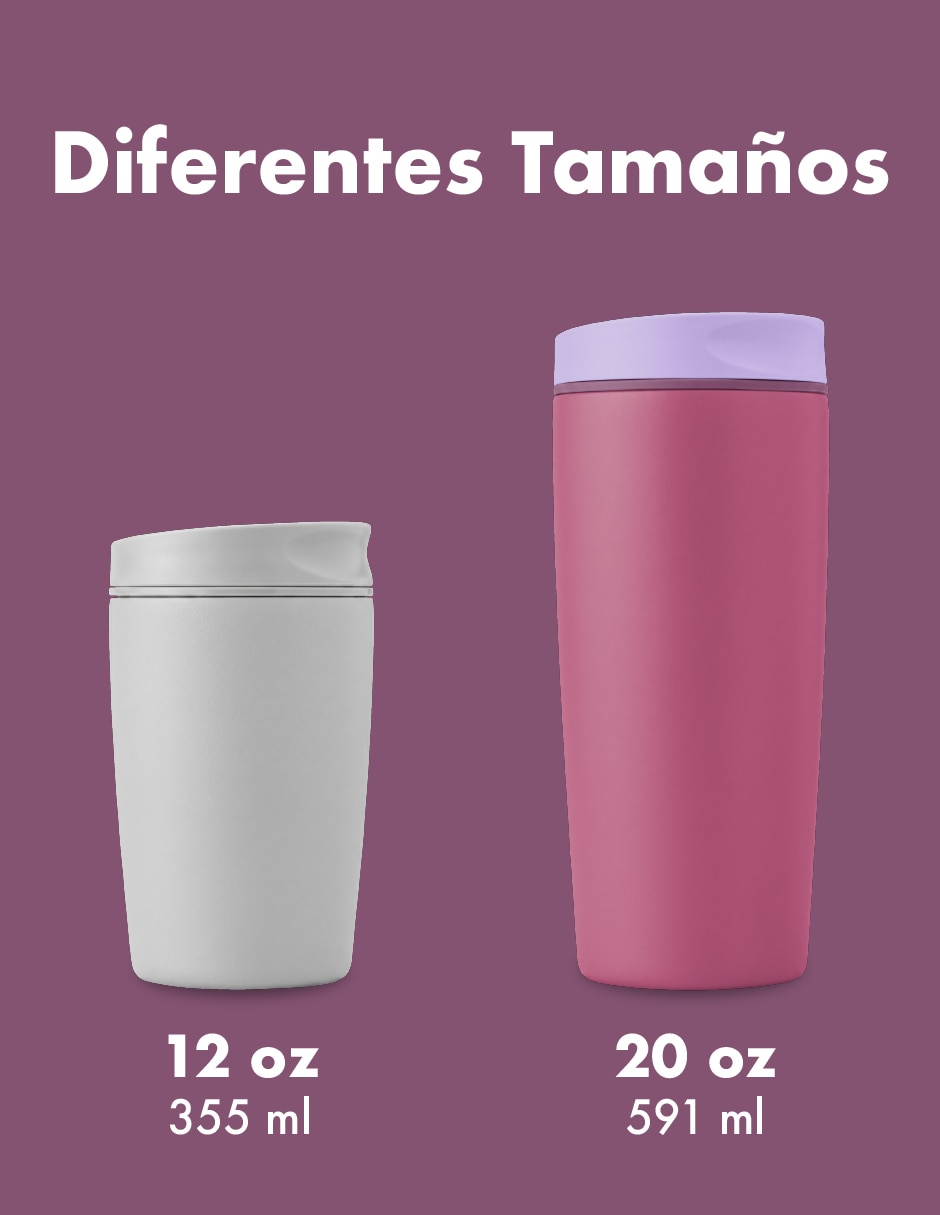 Termo de acero inoxidable con tapa doble rosca 7