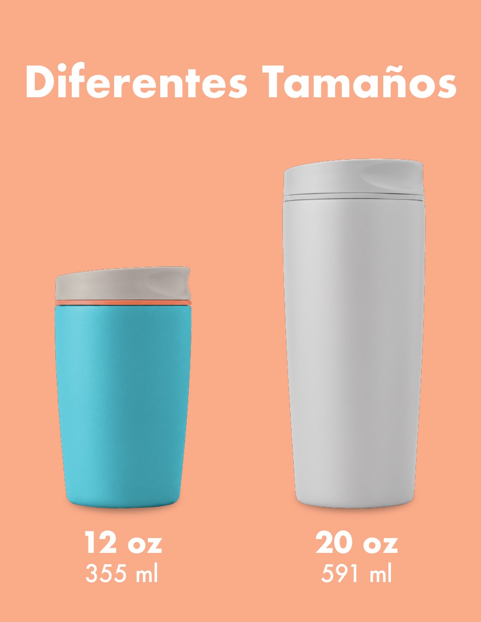 Termo de acero inoxidable con tapa doble rosca 6
