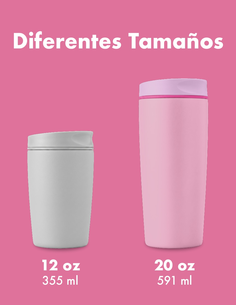 Termo de acero inoxidable con tapa doble rosca 2