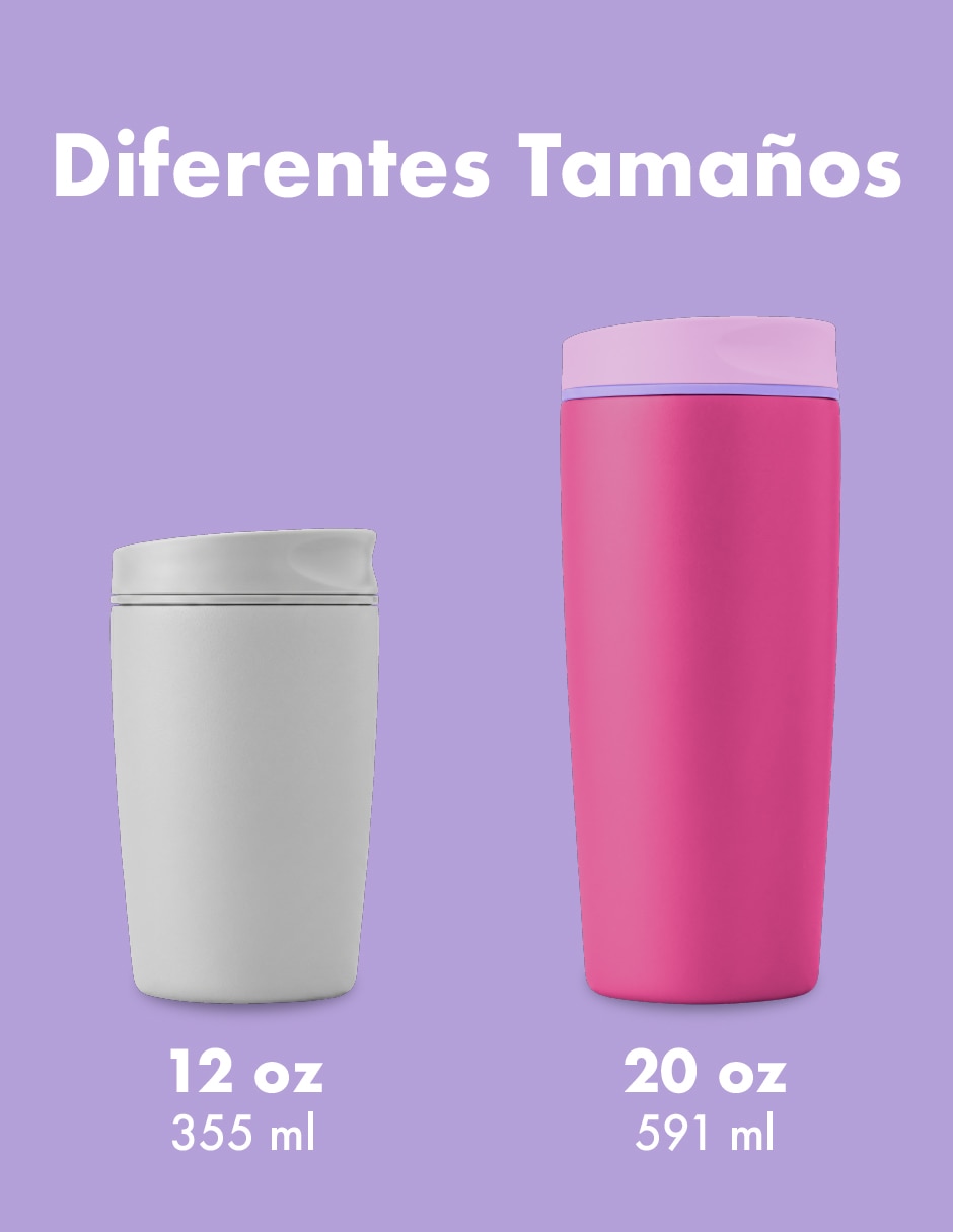Termo de acero inoxidable con tapa doble rosca 9