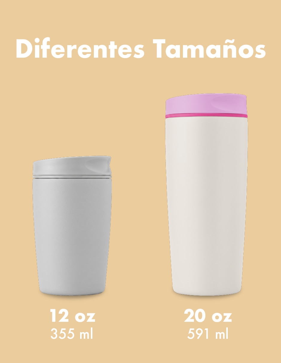 Termo de acero inoxidable con tapa doble rosca 7