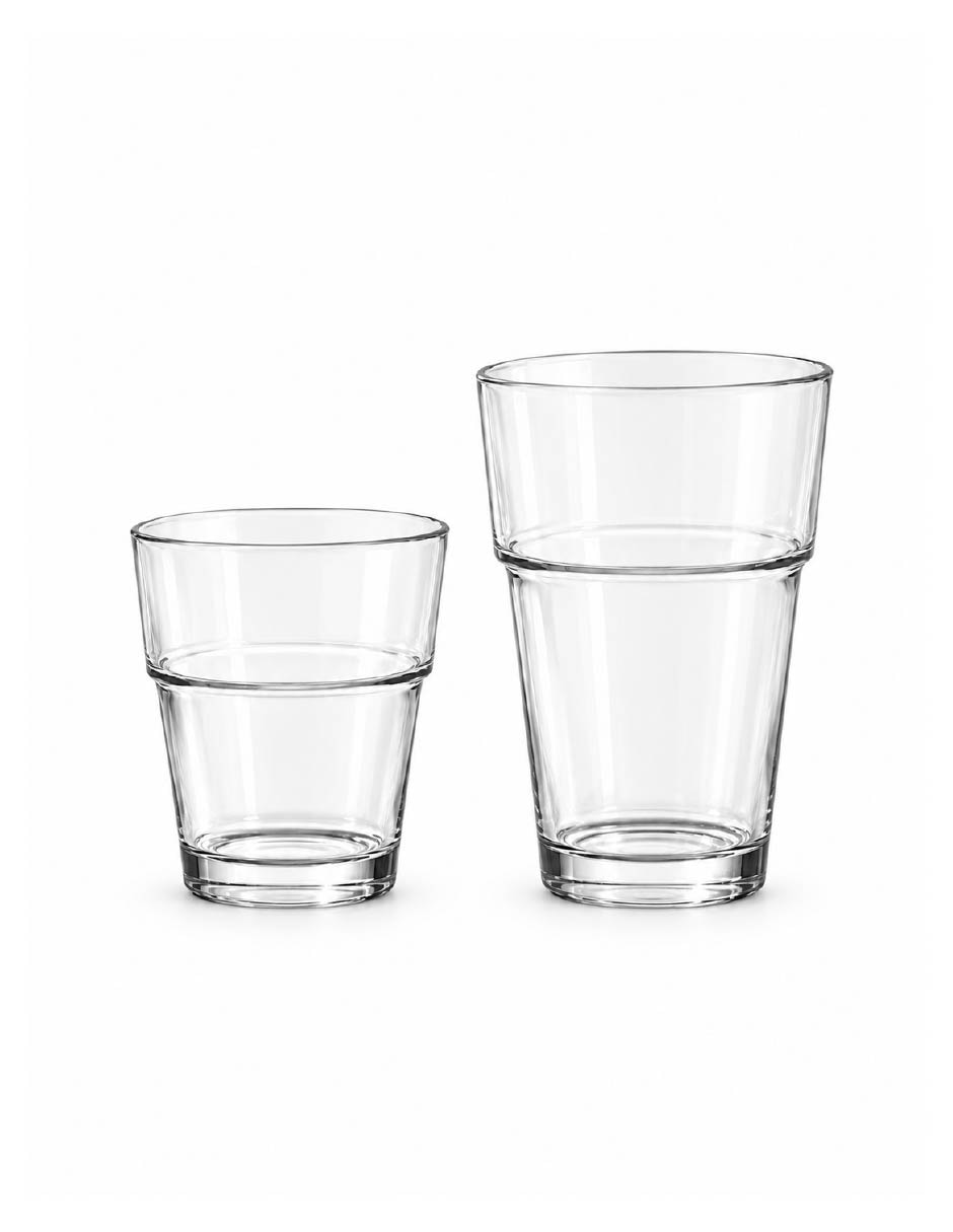 Vaso Dof y Highball de Vidrio con 12 piezas piezas Vaso Dof y Highball de Vidrio con 12 piezas piezas