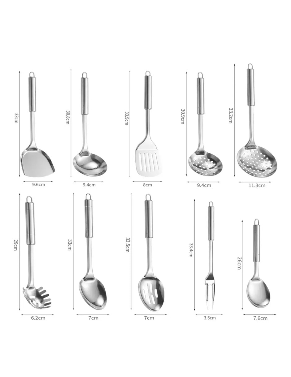 Set utensilios de ACERO AL CARBONO 5