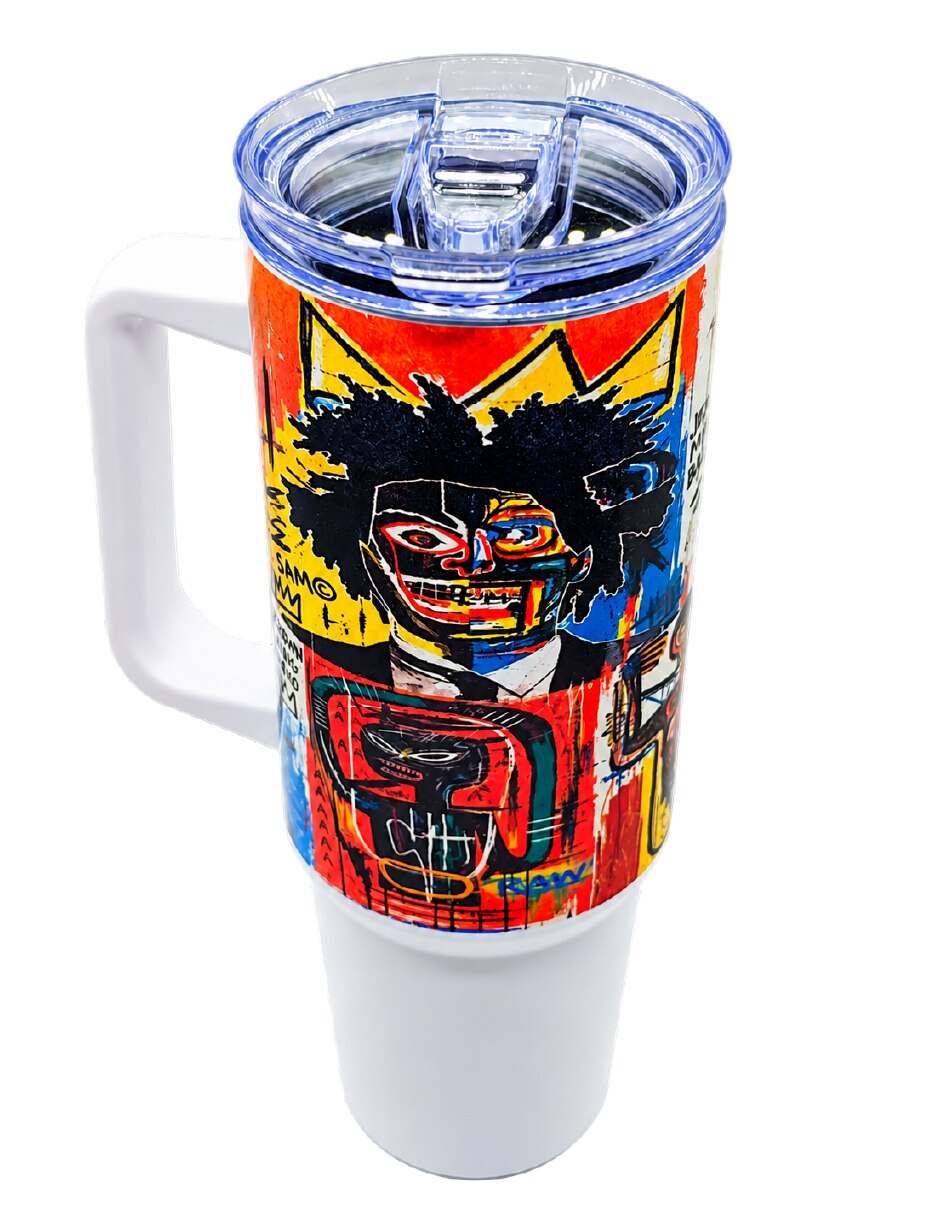 Termo de Acero inoxidable JEAN MICHEL BASQUIAT con tapa Rosca 4