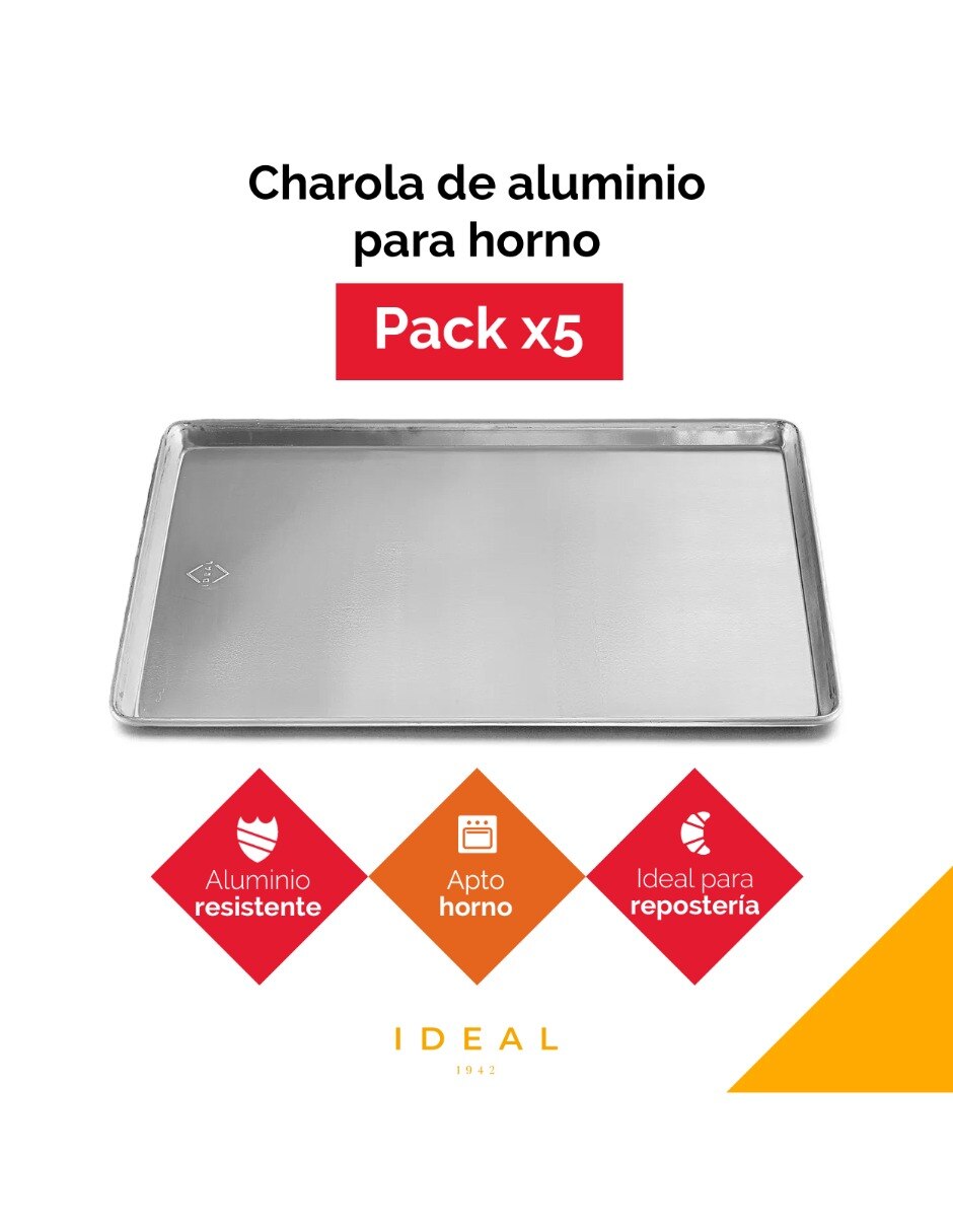 Charola para hornear de Aluminio No aplica