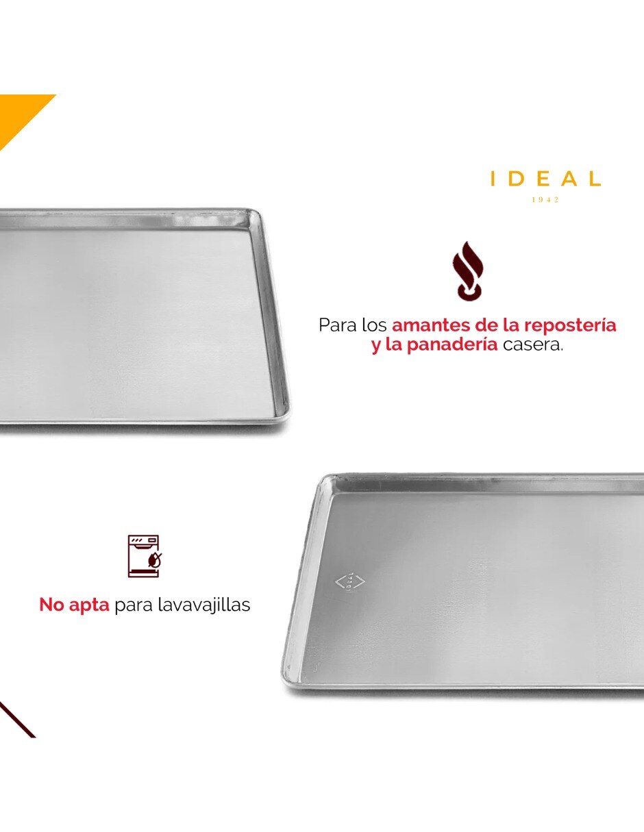 Charola para hornear de Aluminio No aplica