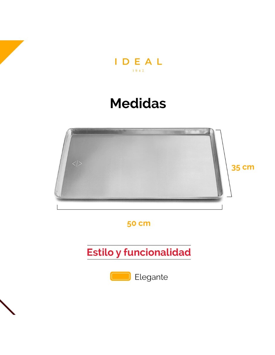 Charola para hornear de Aluminio No aplica 5