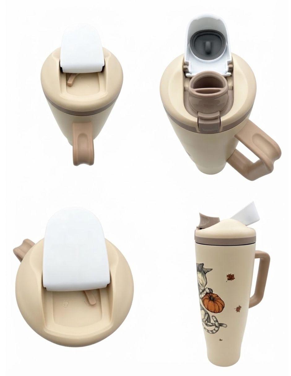Termo de Acero inoxidable con tapa Flip top 2