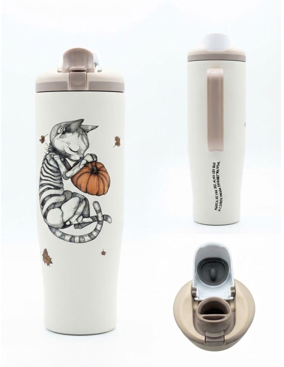 Termo de Acero inoxidable con tapa Flip top 5