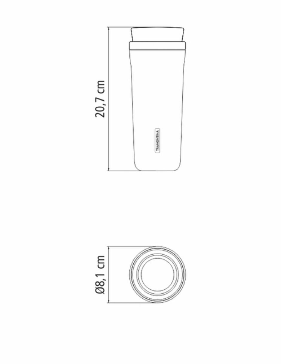 Termo doble pared de Acero inoxidable con tapa Rosca 6