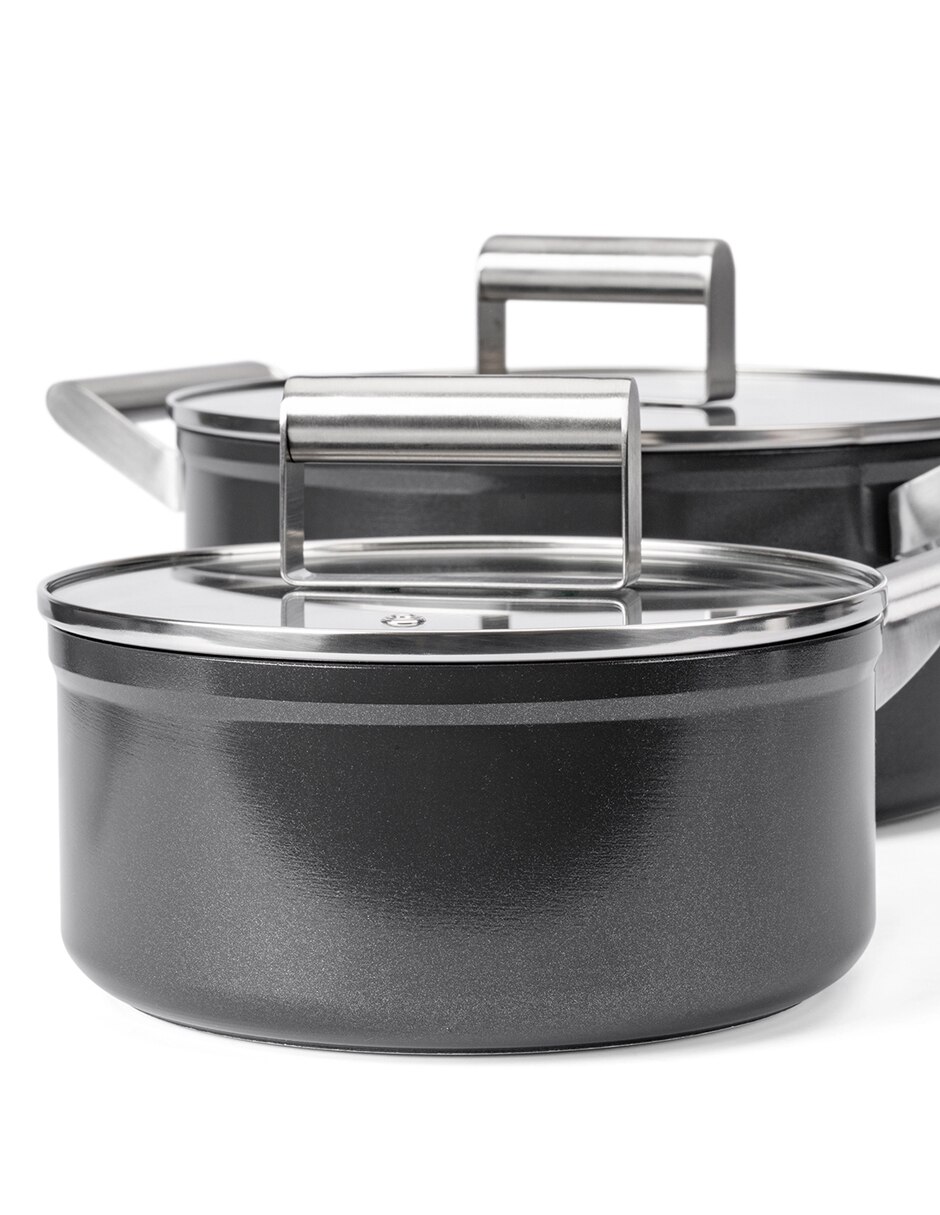 Batería de cocina de Aluminio forjado antiadherente Convencional Set de 6 piezas piezas 2