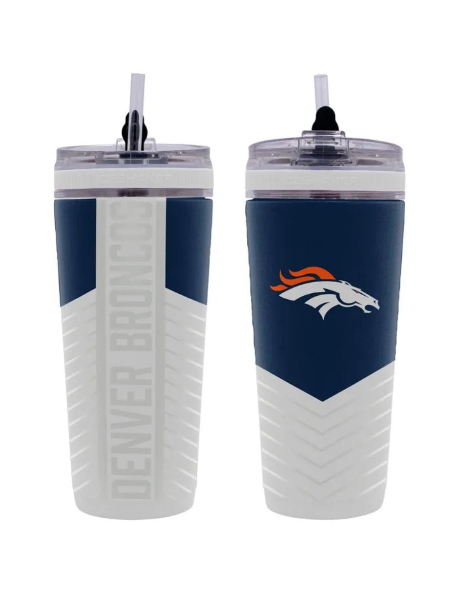 Termo doble pared de Acero inoxidable Flex Ice 4D Denver Broncos con tapa Rosca