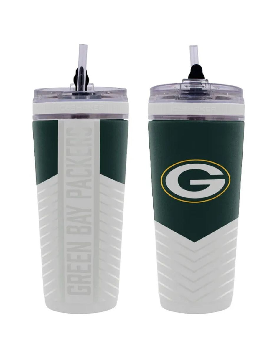Termo doble pared de Acero inoxidable Flex Ice 4D Green Bay Packers con tapa Rosca