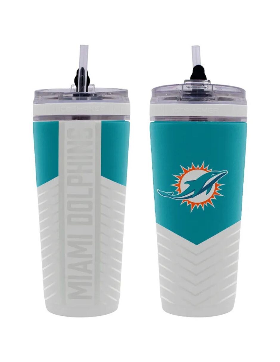 Termo doble pared de Acero inoxidable Flex Ice 4D Miami Dolphins con tapa Rosca 3