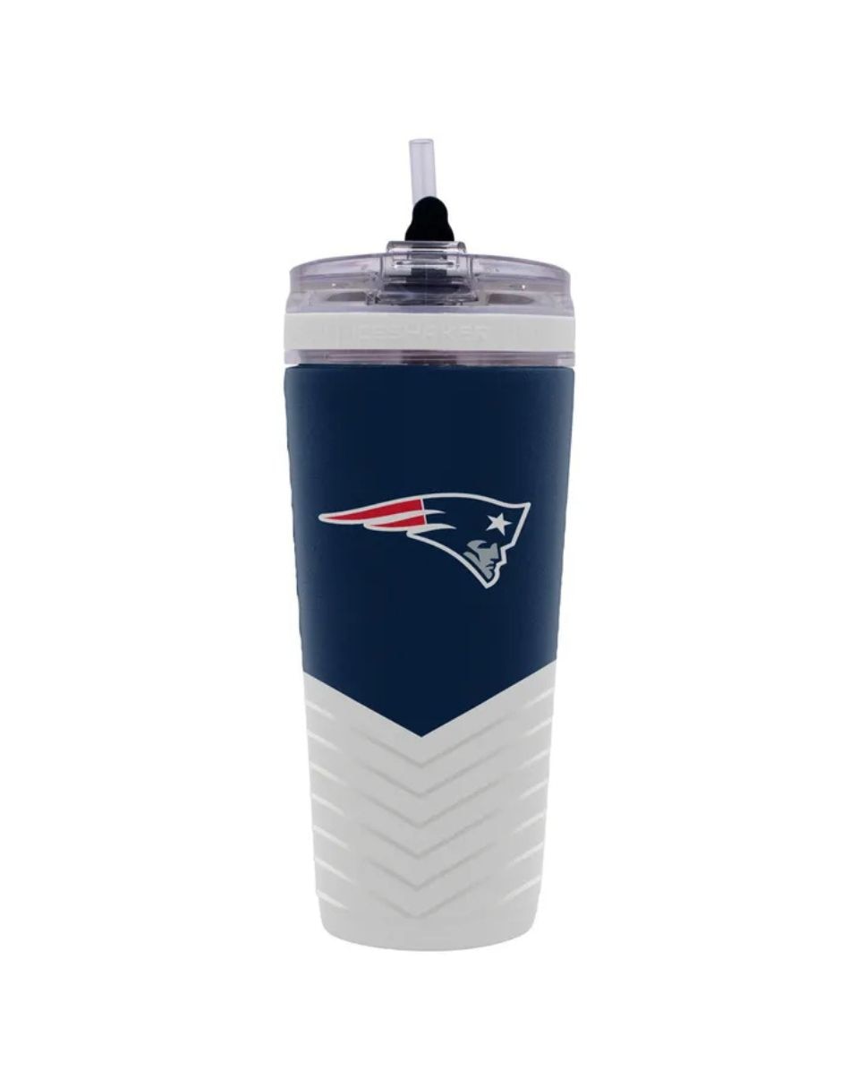 Termo doble pared de Acero inoxidable Flex Ice 4D New England Patriots con tapa Rosca