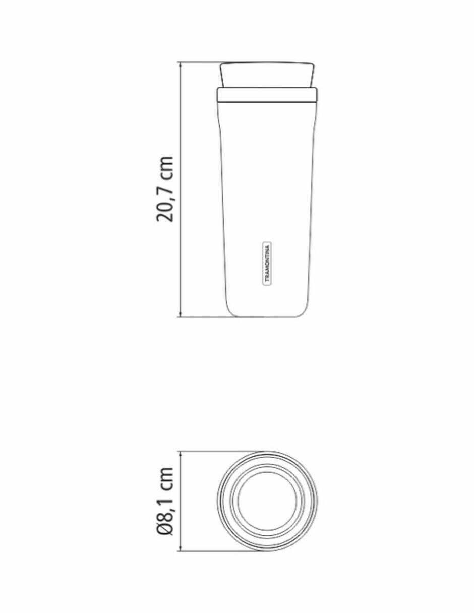 Termo doble pared de Acero inoxidable con tapa Rosca 7