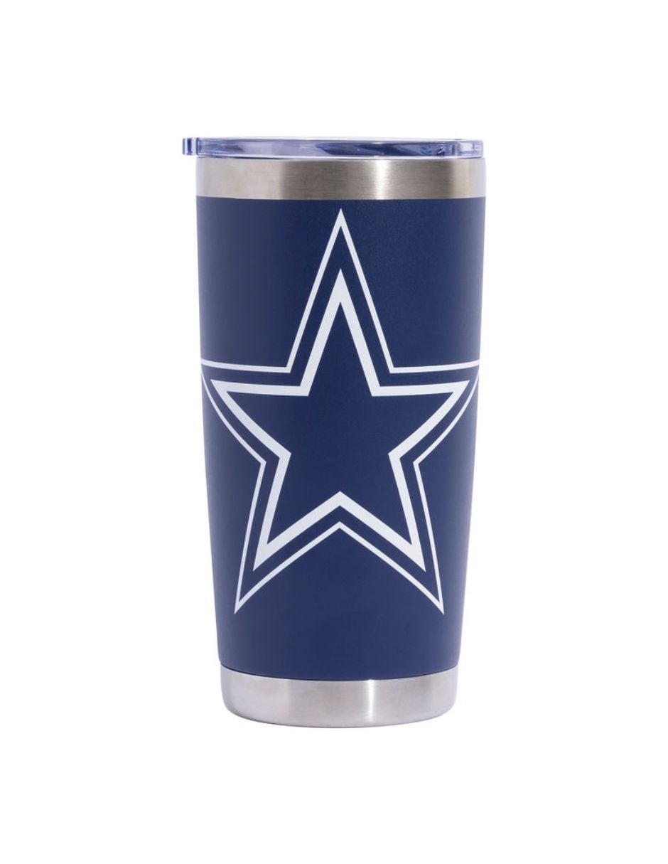 Termo doble pared de Acero inoxidable BIG LOGO DALLAS COWBOYS con tapa A presión