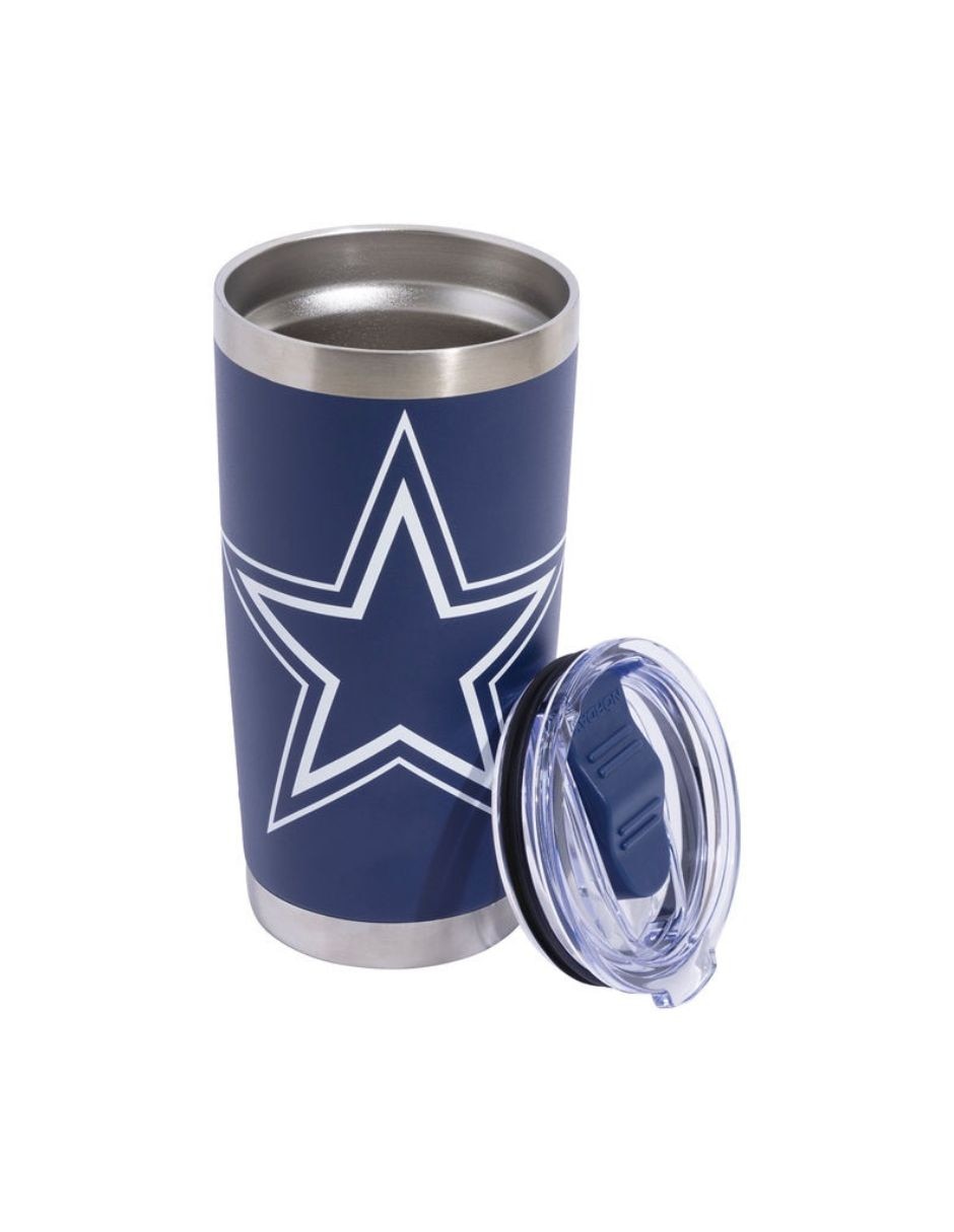 Termo doble pared de Acero inoxidable BIG LOGO DALLAS COWBOYS con tapa A presión