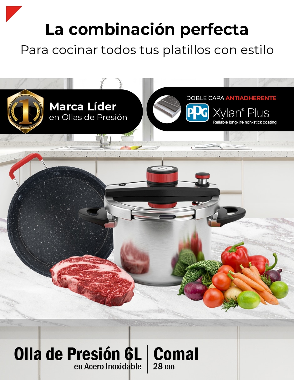 Set olla de presión sin familia 3