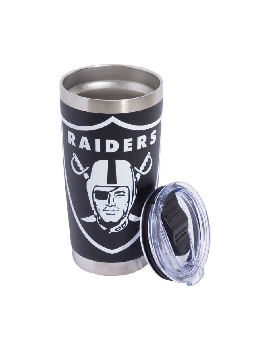 Termo doble pared de Acero inoxidable BIG LOGO LAS VEGAS RAIDERS con tapa A presión
