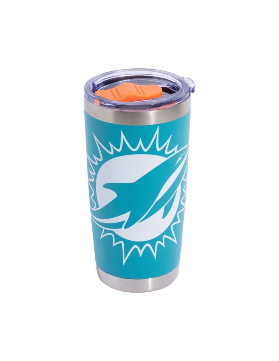 Termo doble pared de Acero inoxidable BIG LOGO MIAMI DOLPHINS con tapa A presión 3