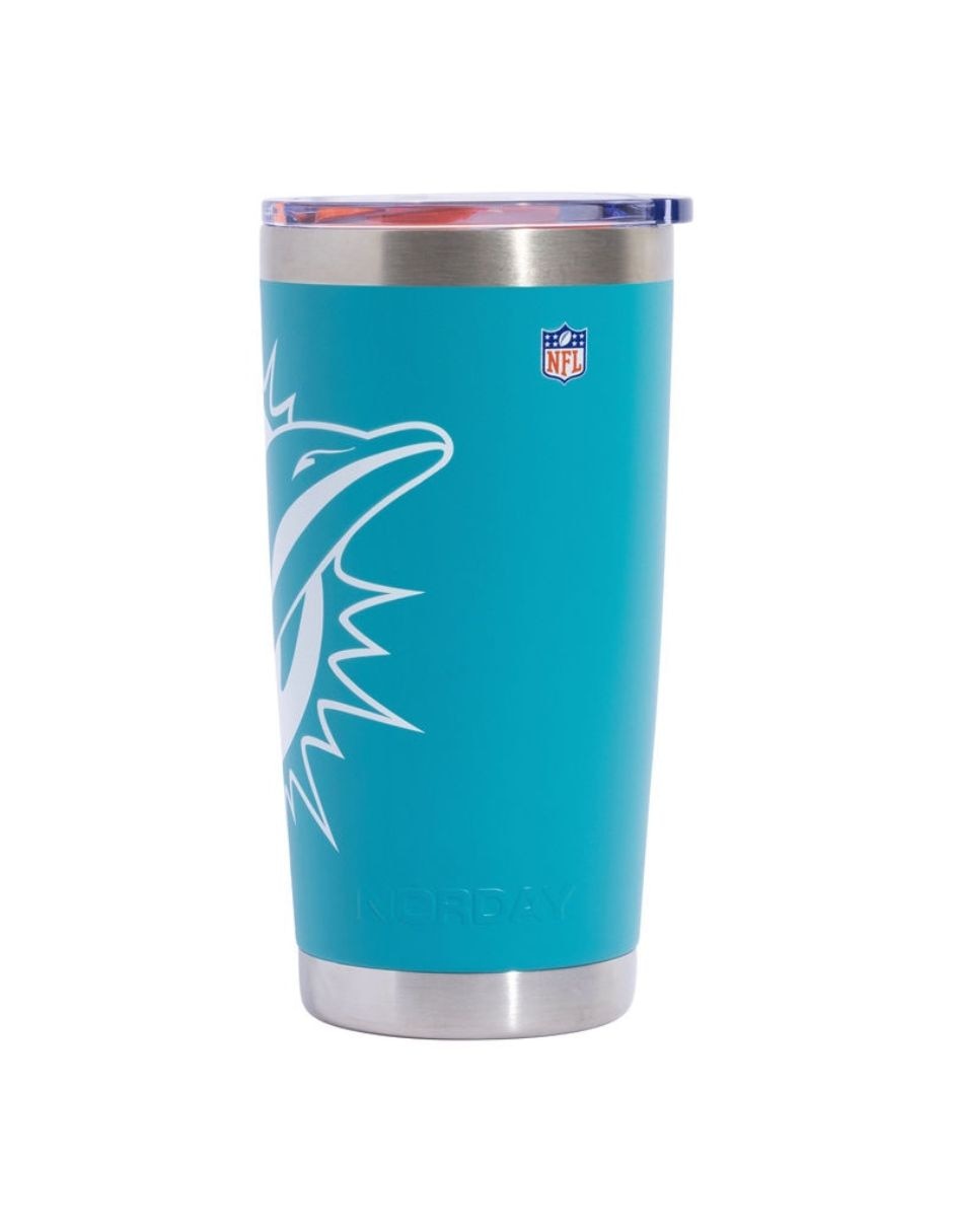 Termo doble pared de Acero inoxidable BIG LOGO MIAMI DOLPHINS con tapa A presión 4