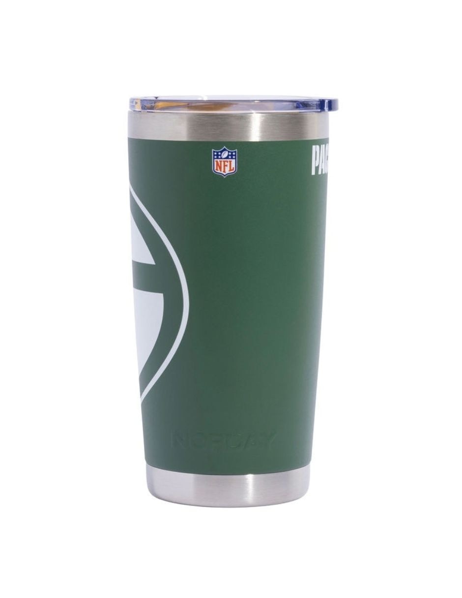 Termo doble pared de Acero inoxidable BIG LOGO GREEN BAY PACKERS con tapa A presión
