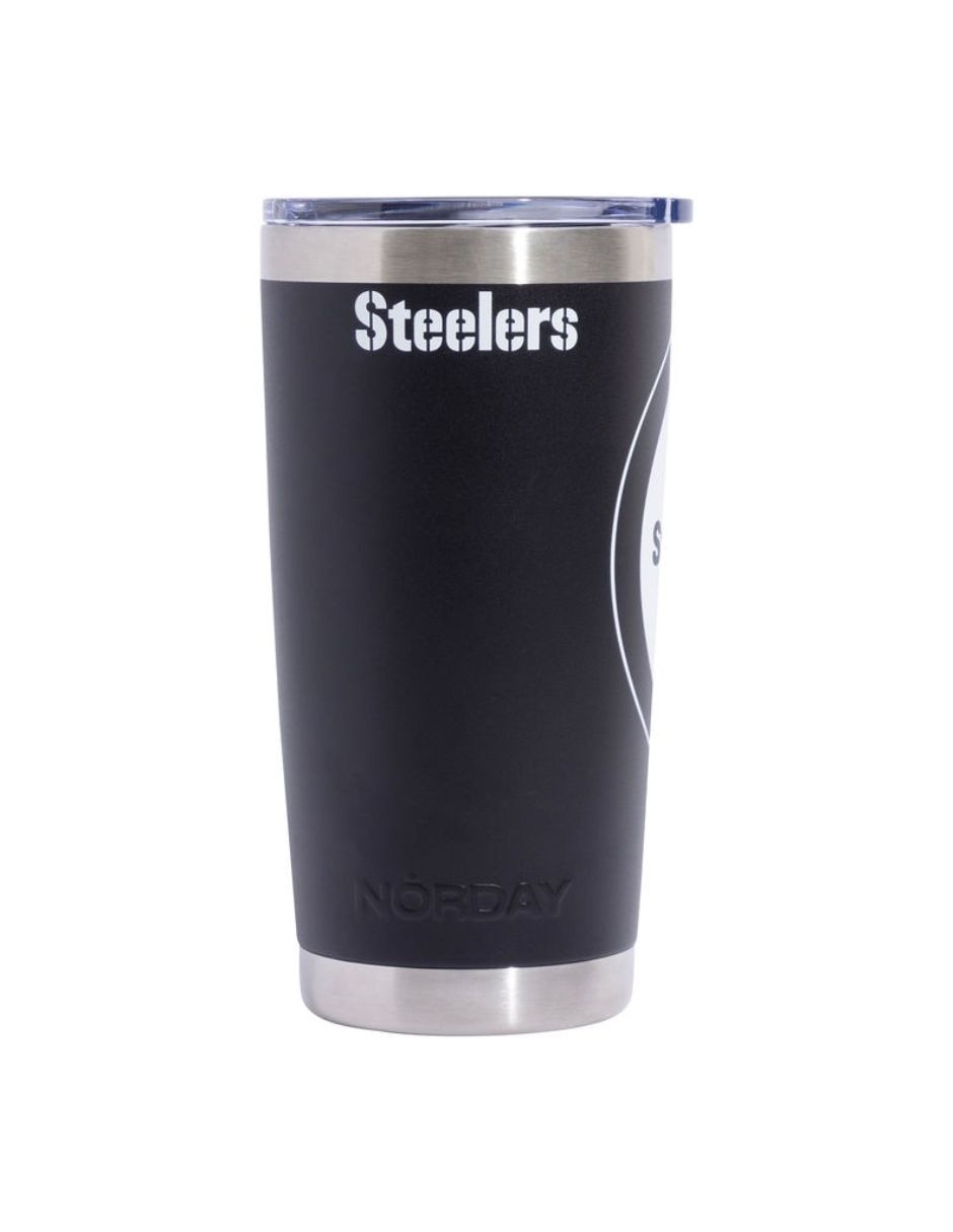 Termo doble pared de Acero inoxidable BIG LOGO PITTSBURGH STEELERS con tapa A presión