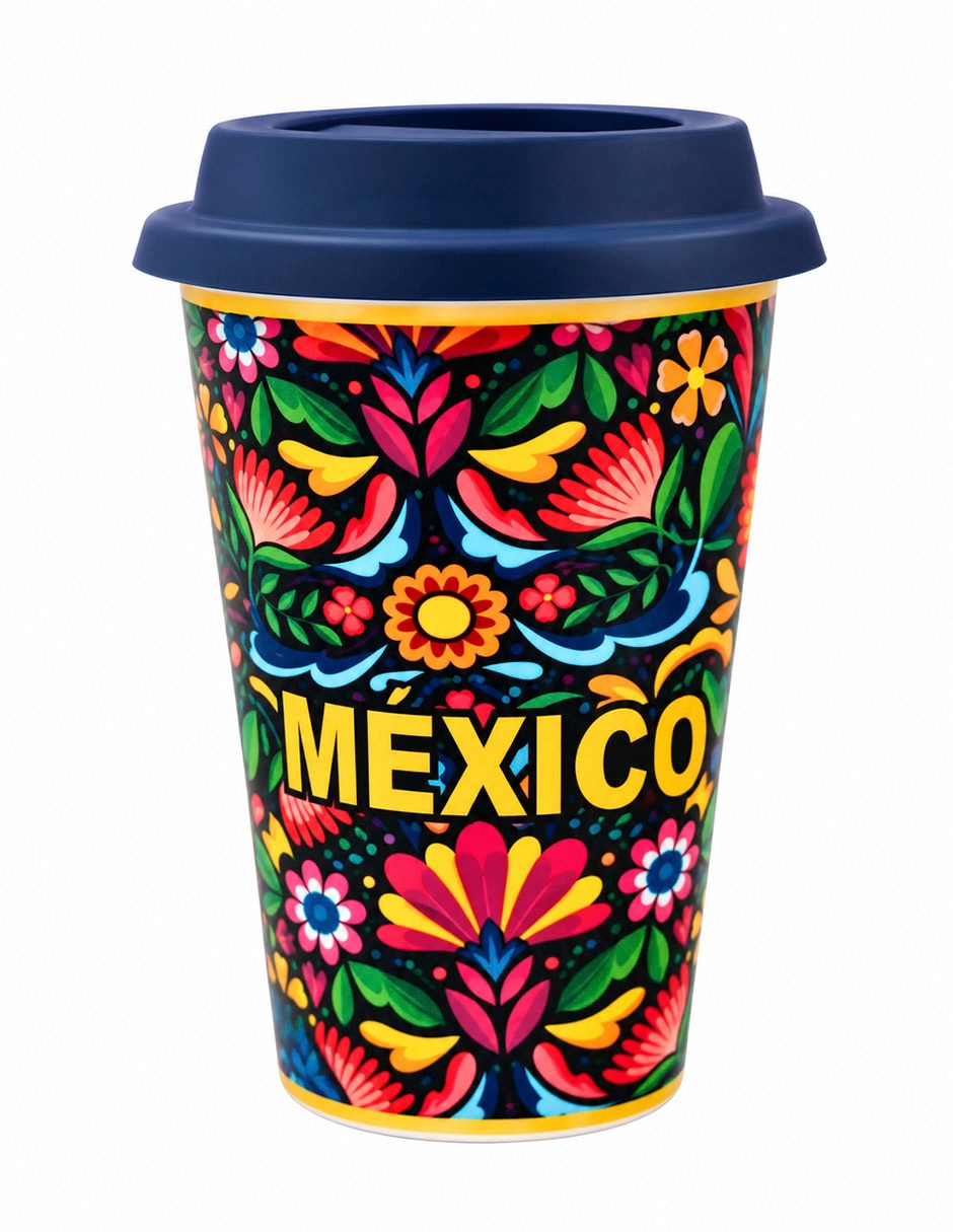 Vaso con tapa de Porcelana con 1 pieza piezas 3