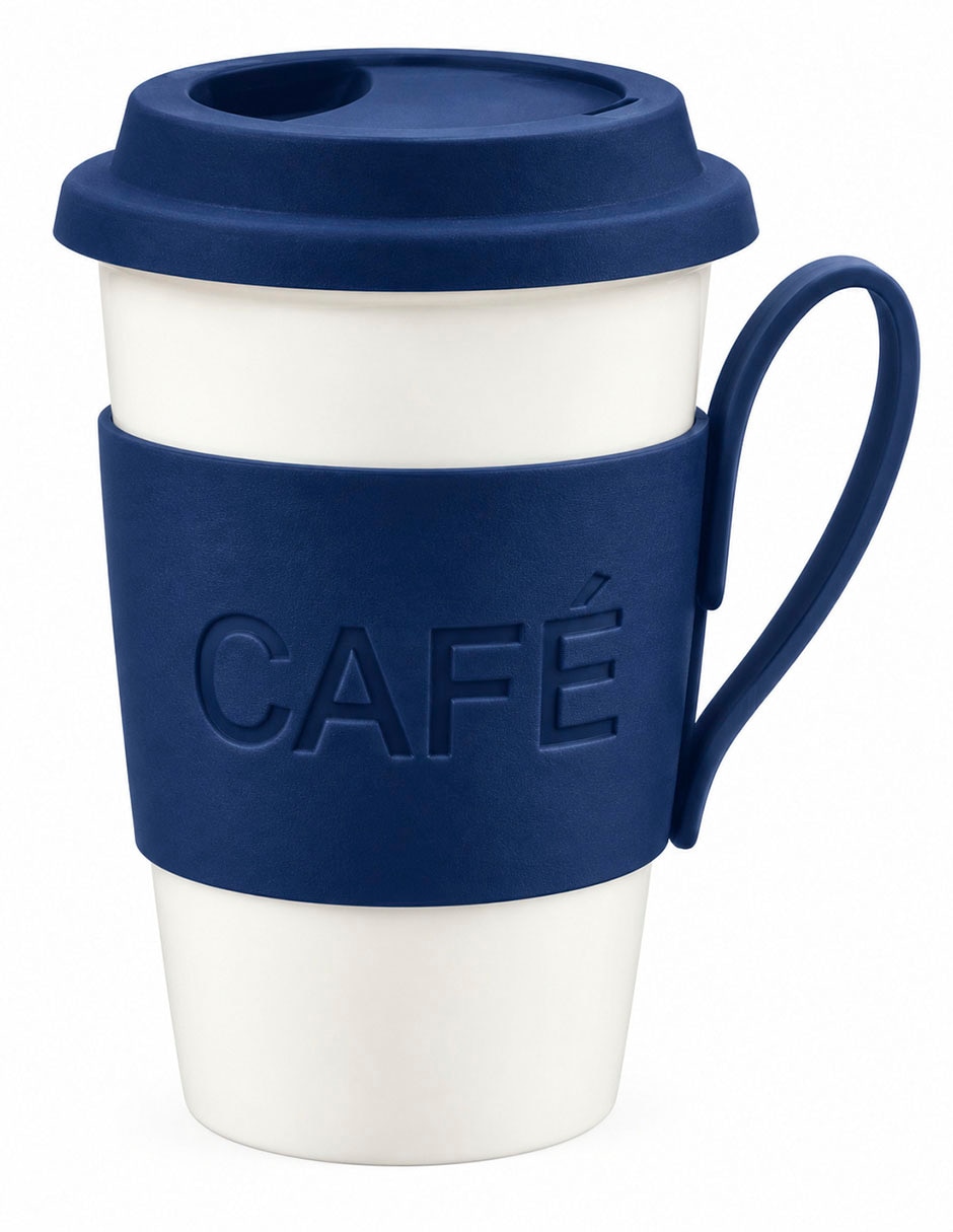 Vaso con tapa de Porcelana con 1 pieza piezas