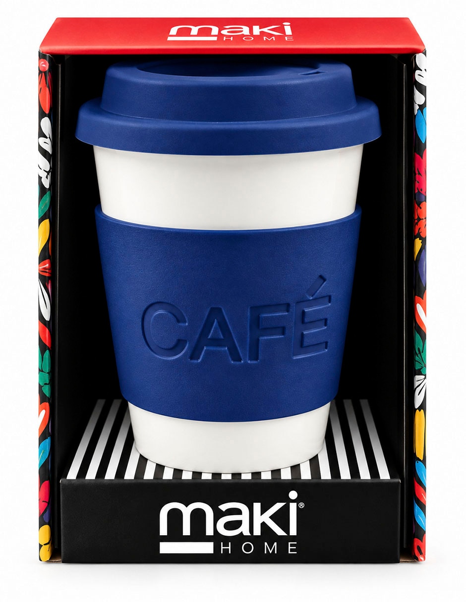 Vaso con tapa de Porcelana con 1 pieza piezas 3