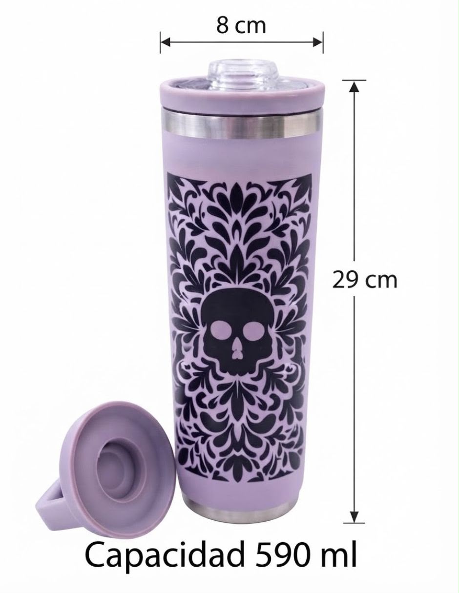 Termo doble pared de Acero inoxidable con tapa Rosca 4