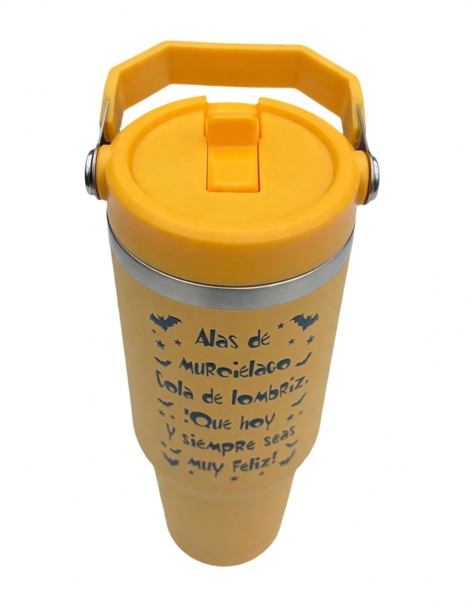 Termo doble pared de Acero inoxidable con tapa Flip top 2