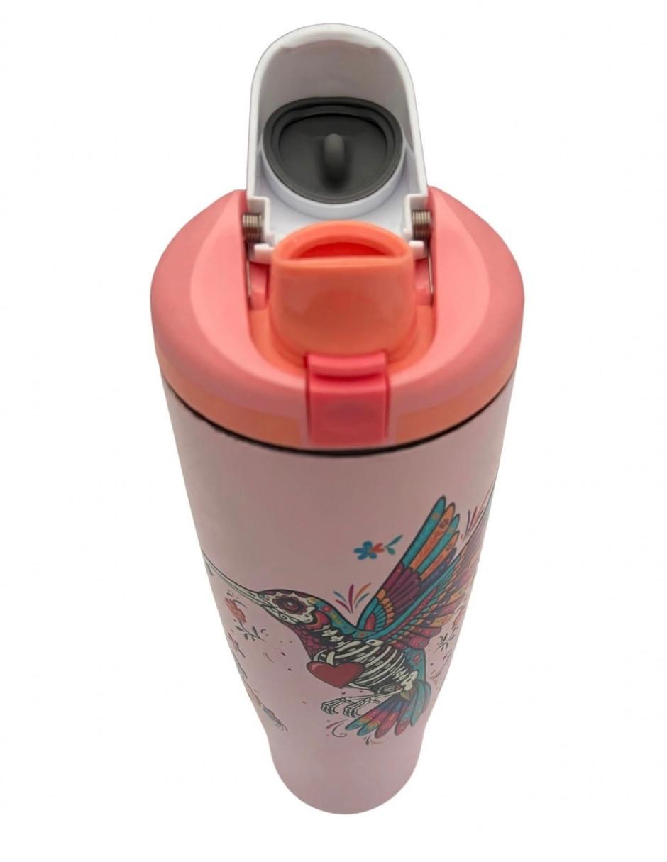 Termo doble pared de Acero inoxidable con tapa Flip top 5