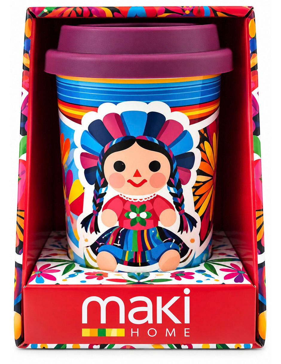 Vaso con tapa de Porcelana con 1 pieza piezas 3