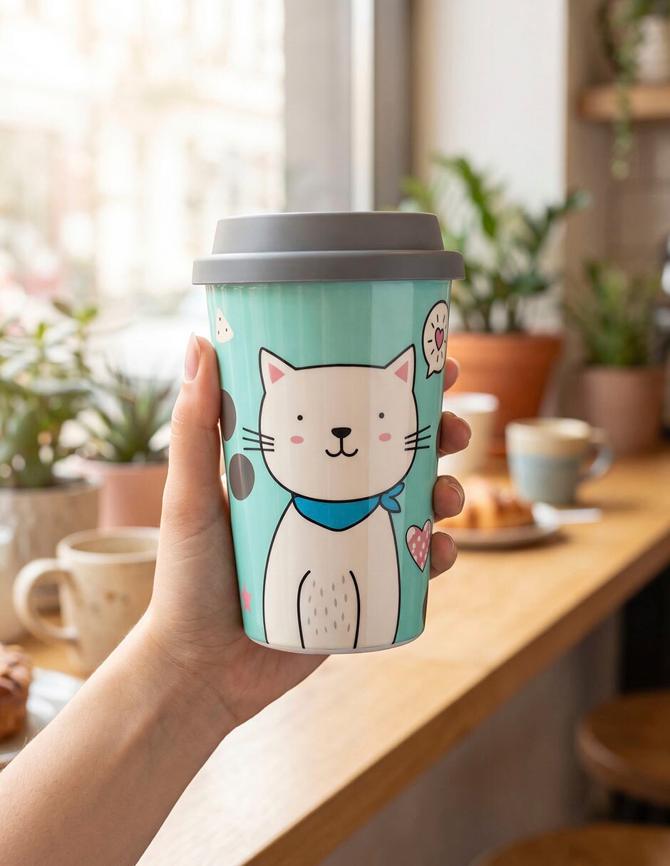 Vaso con tapa de Porcelana con 1 pieza piezas 2