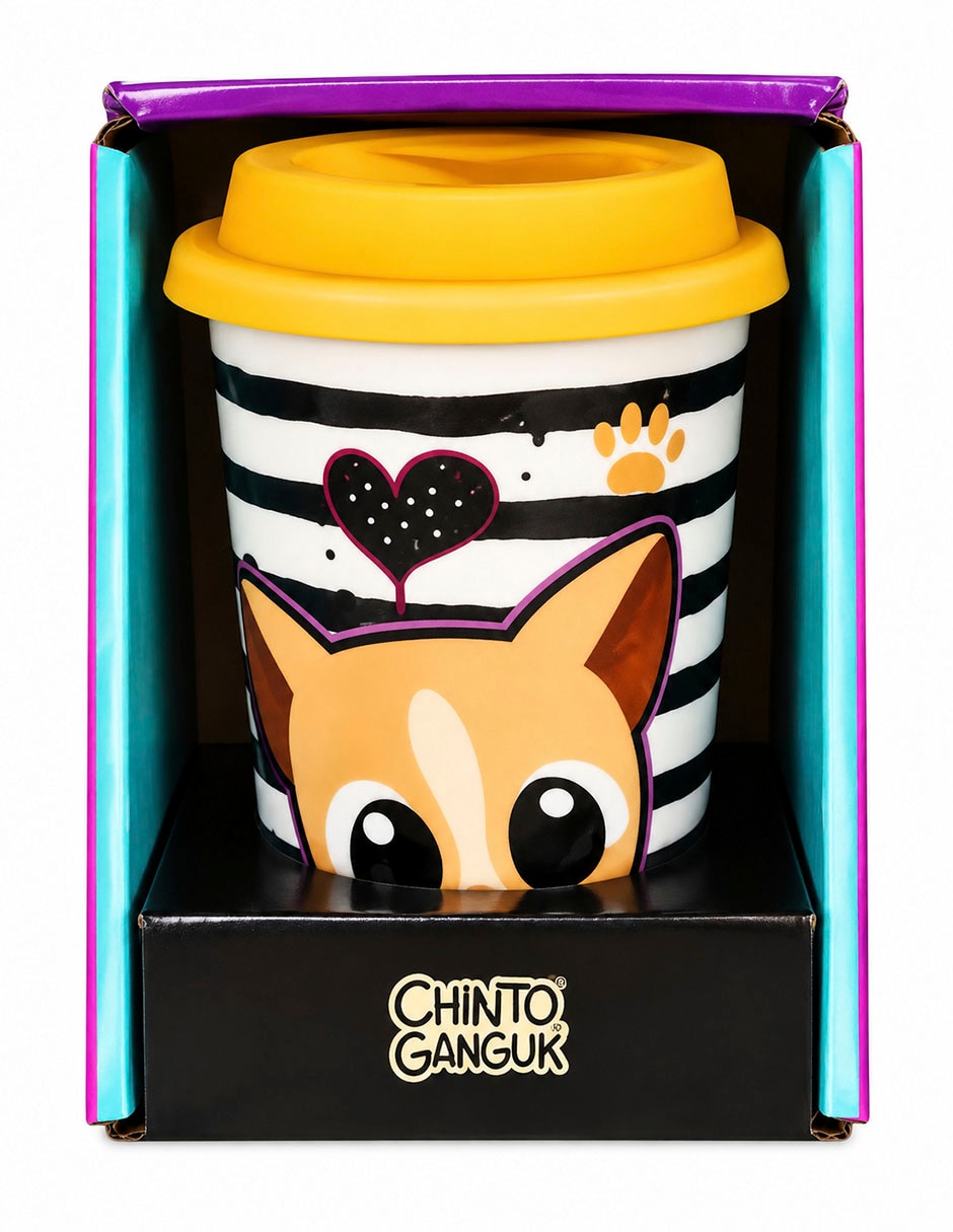 Vaso con tapa de Porcelana con 1 pieza piezas 3