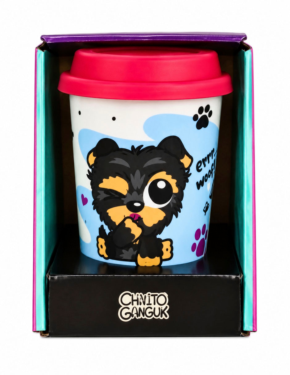 Vaso con tapa de Porcelana con 1 pieza piezas 3