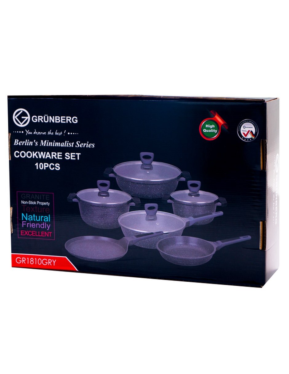 Batería de cocina de Aluminio antiadherente Cerámica 10 piezas piezas 8