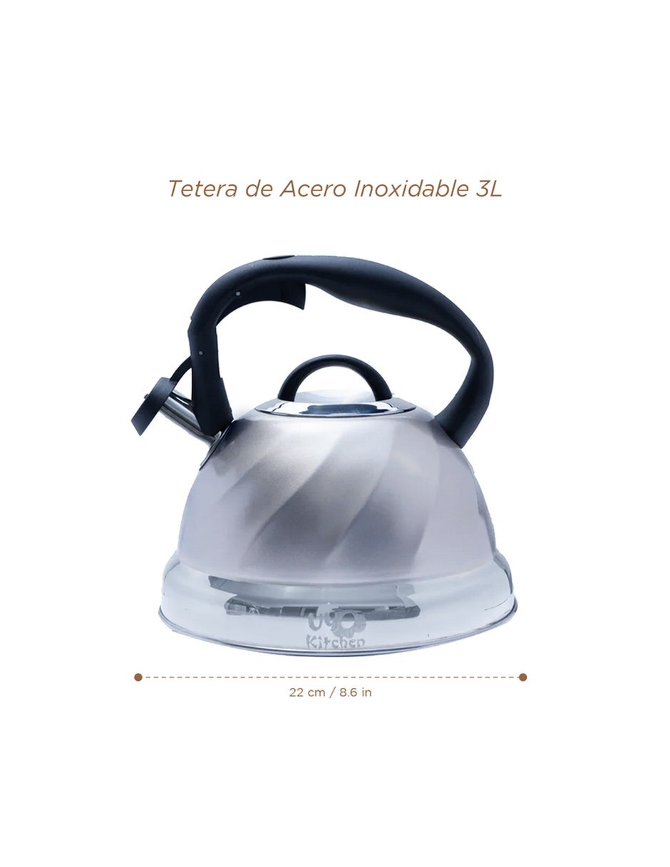 Tetera silbadora de Acero inoxidable 6
