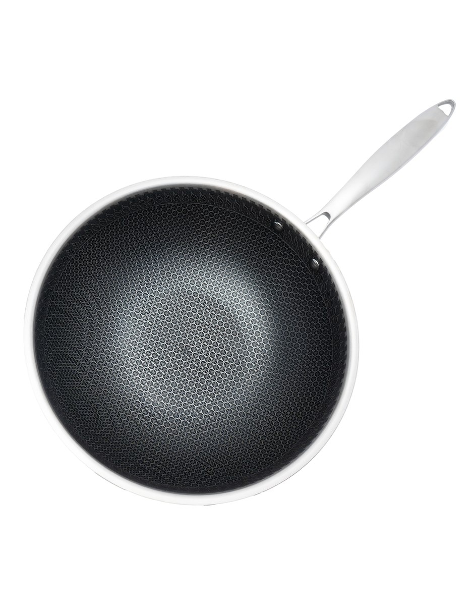 Sartén Wok de Acero inoxidable 5 piezas Sartén Wok de Acero inoxidable 5 piezas