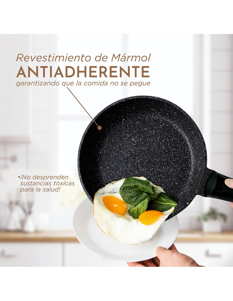 Set de sartenes de Aluminio 5 piezas 3